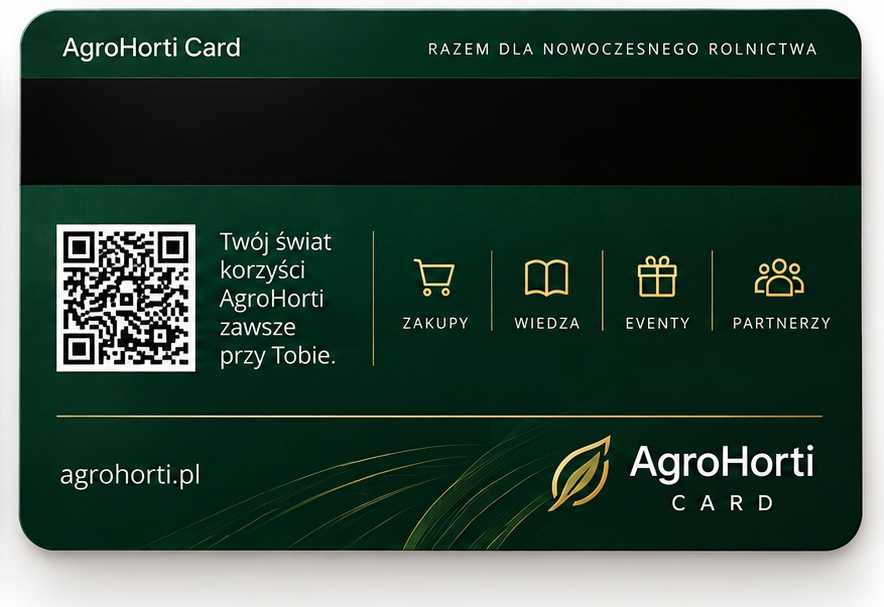 Karta AgroHorti PRO — rewers