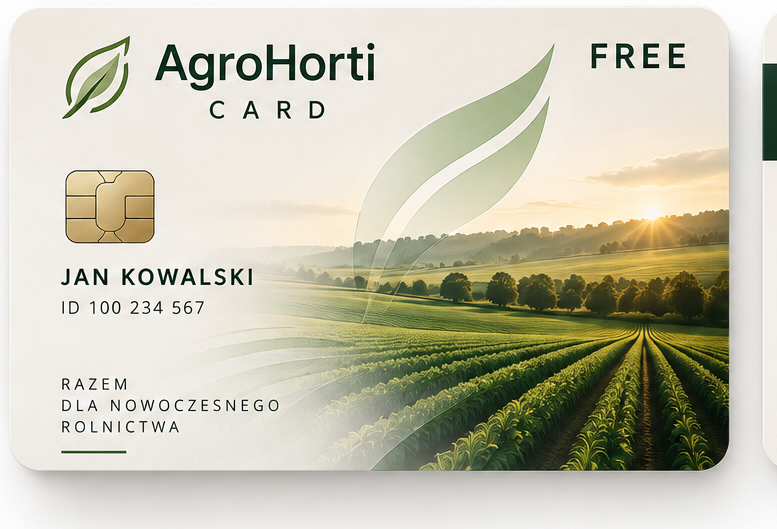 Karta AgroHorti FREE — awers